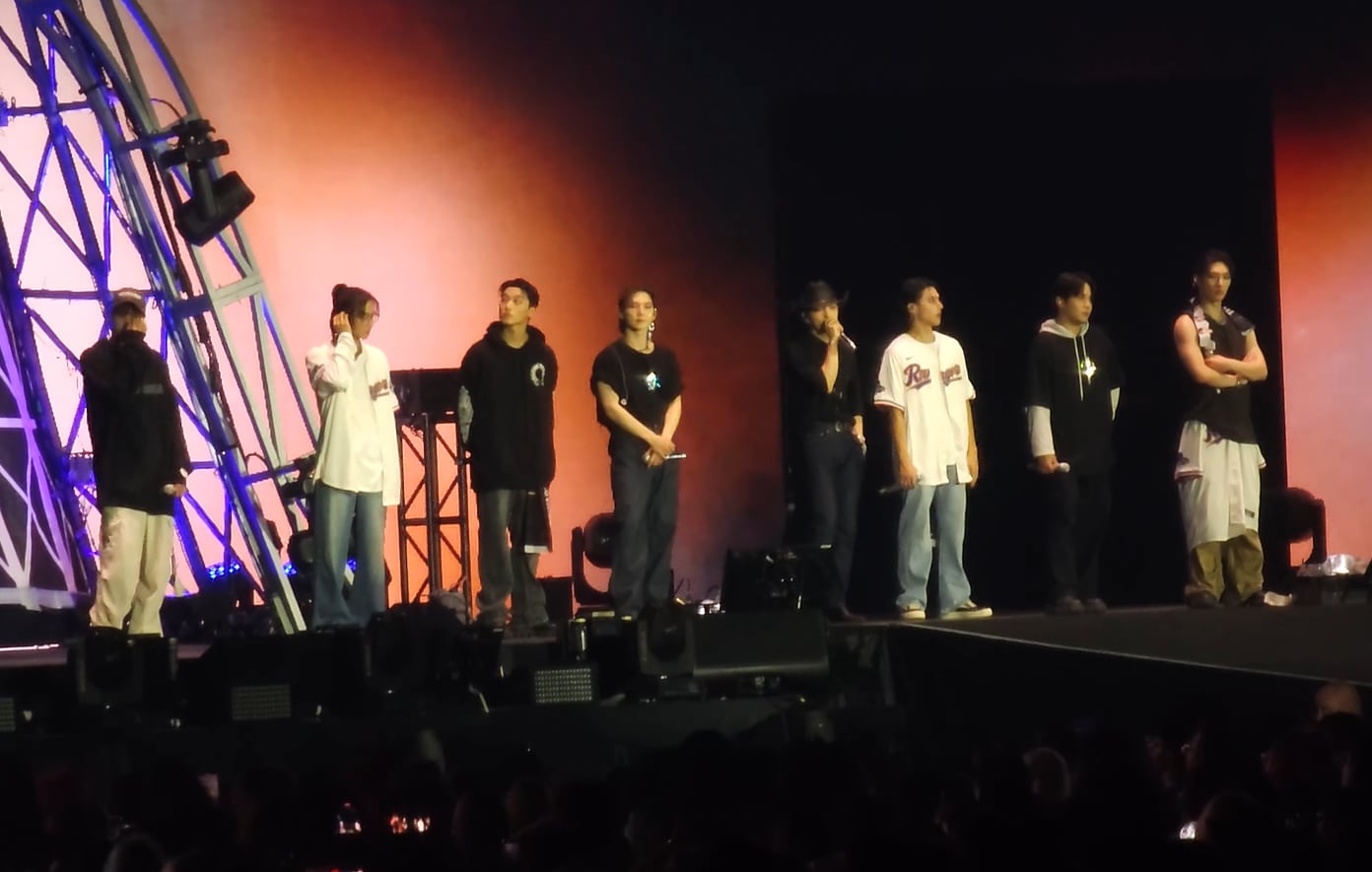 ATEEZ performing on the Towards the Light: Will to Power tour in Arlington on 28 July 2024.