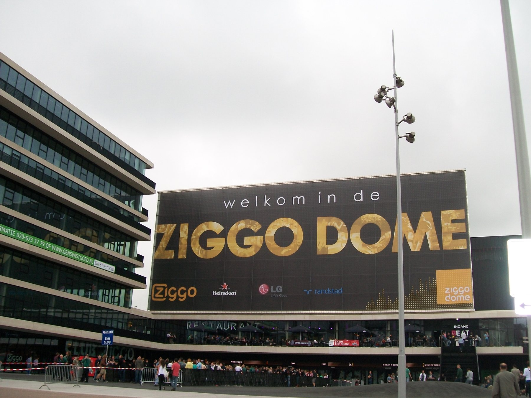 Ziggo Dome concert venue in Amsterdam