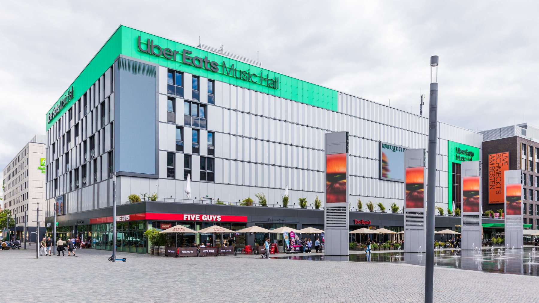 Uber Eats Music Hall on Uber Platz in Berlin.