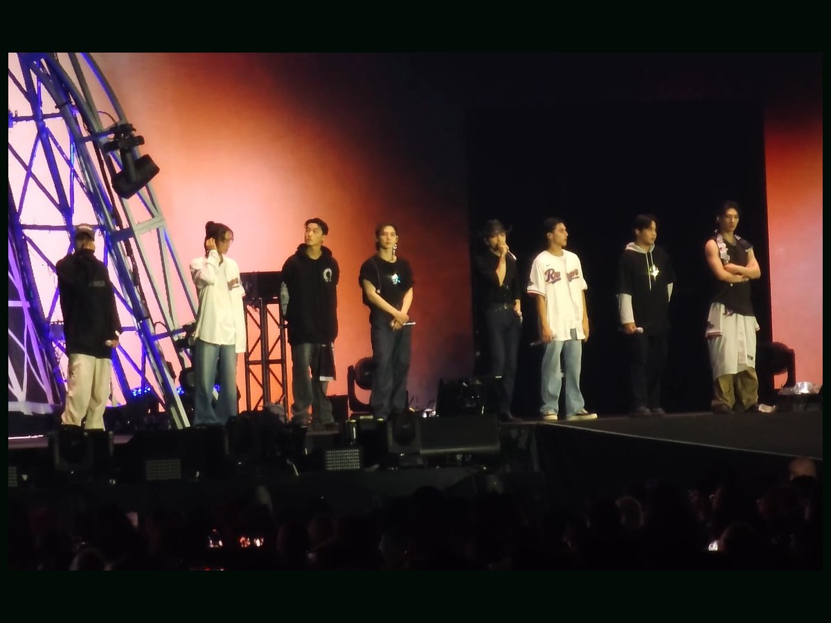 ATEEZ performing on the Towards the Light: Will to Power tour in Arlington on 28 July 2024.