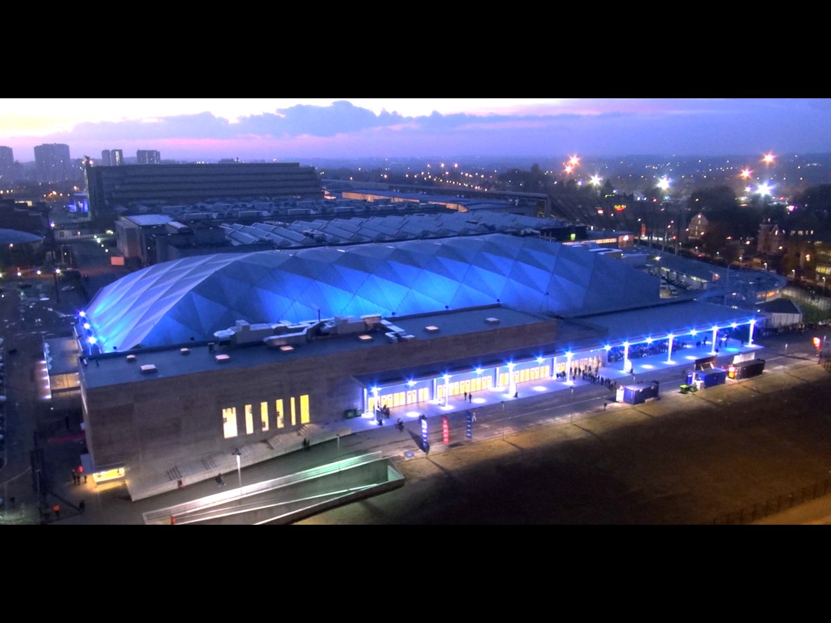 Exterior of Palais 12, the Brussels venue now called ING Arena