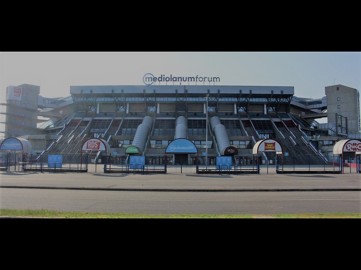 Exterior of the Forum arena in Assago near Milan