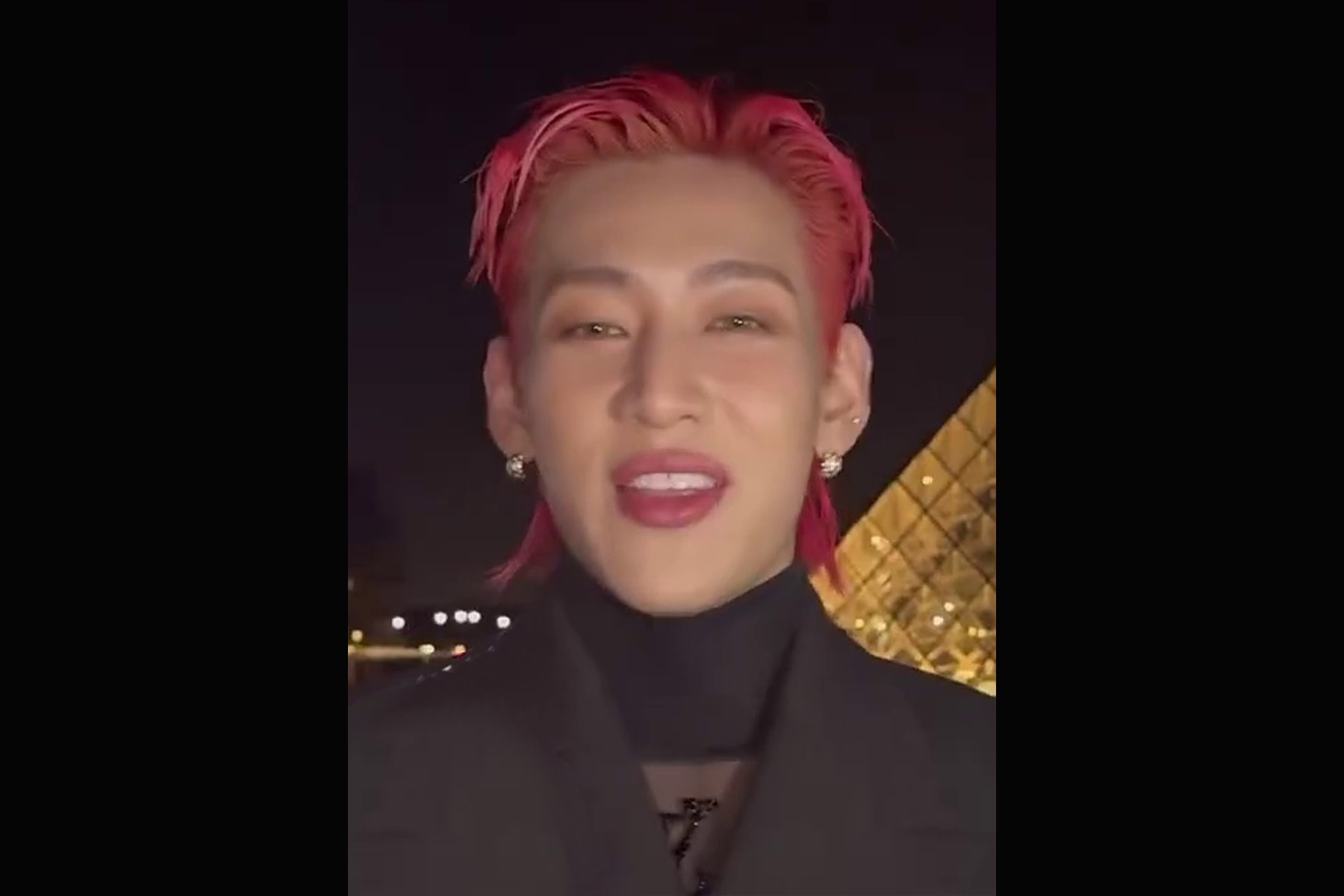 Paris Fashion Week, September 29: Dior and Saint Laurent on the Official Live Schedule. Archive context: BamBam at a 2025 Louis Vuitton Paris collection; not evidence of current attendance.