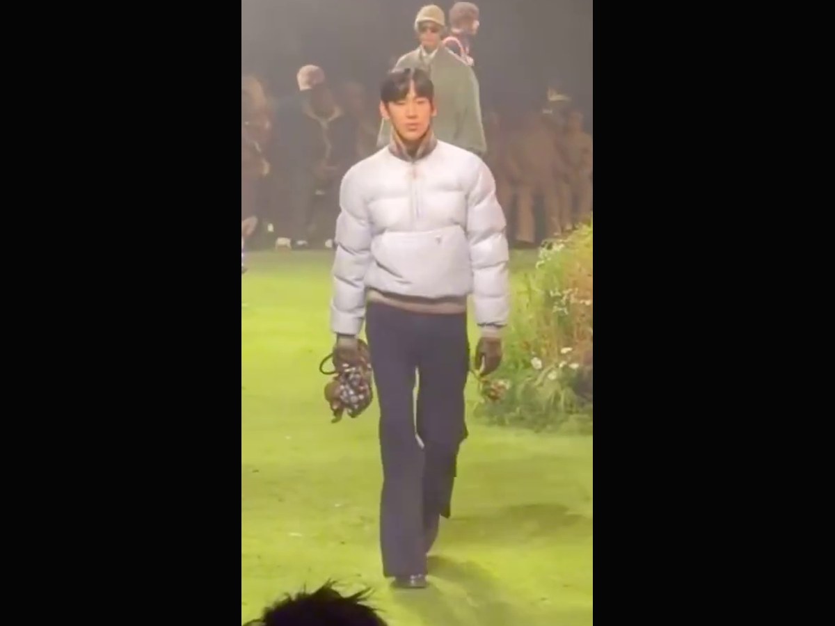 How K-pop Fashion-Week News Gets Verified Before It Reaches SEOULVERSE. Archive image: BamBam at a 2026 Louis Vuitton runway; not evidence of current Paris Fashion Week attendance.